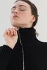 Beklina Bouclé Knit Track Jacket - Black - Thumbnail 5