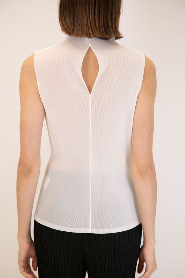 Issey Miyake Pleats Please Mist Top - White | Garmentory