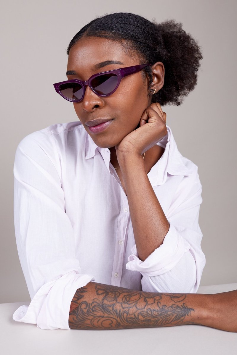 Raen Acie Sunglasses - Purple Haze | Garmentory display picture 2