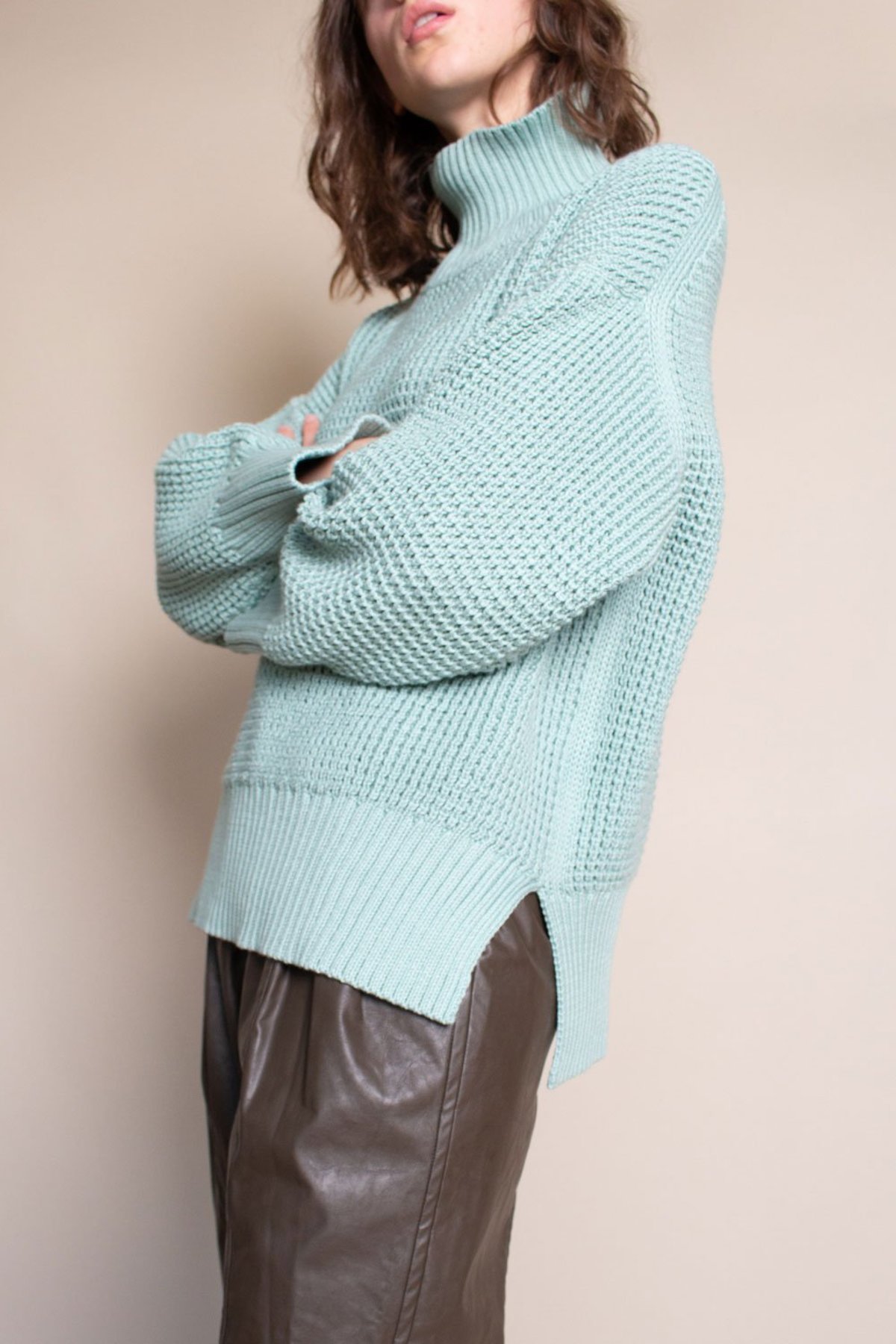 Rachel Comey Manifold Pullover Sweater Aqua Garmentory