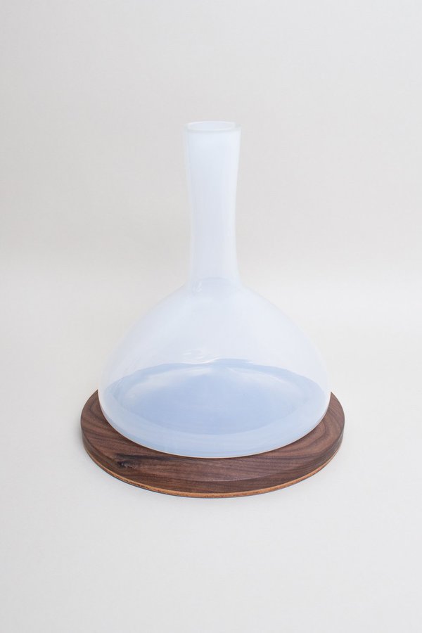 Elijah Leed Pique Vase Tall - Opaline Elijah Leed Pique Vase Tall - Opaline