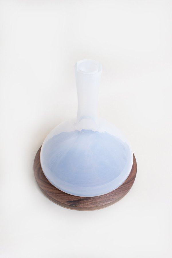 Elijah Leed Pique Vase Tall - Opaline Elijah Leed Pique Vase Tall - Opaline