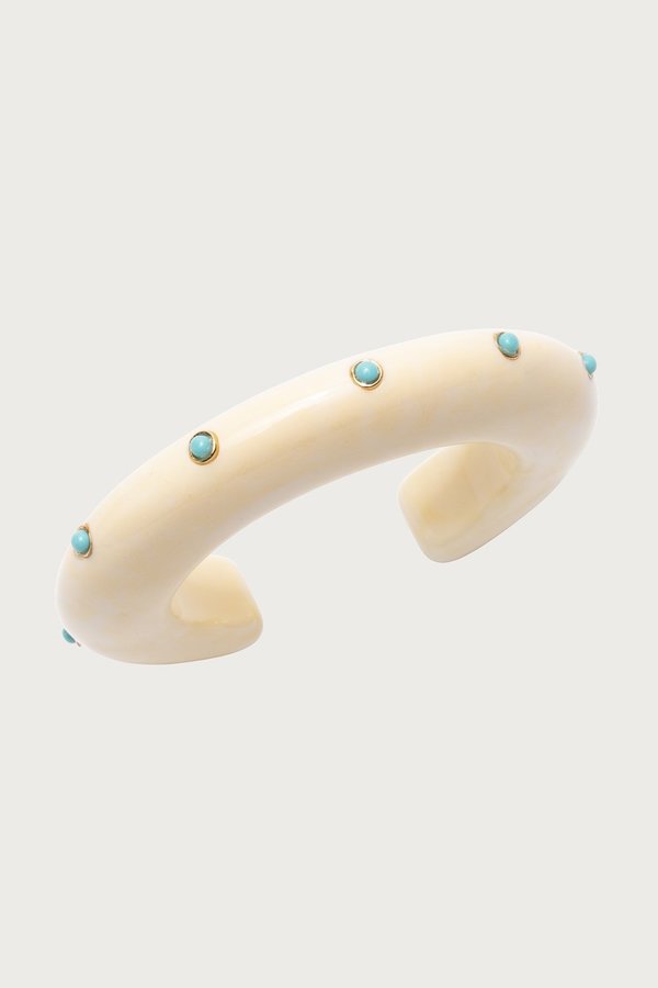 Lizzie Fortunato Ridge Cuff - Dotted Cream Lizzie Fortunato Ridge Cuff - Dotted Cream