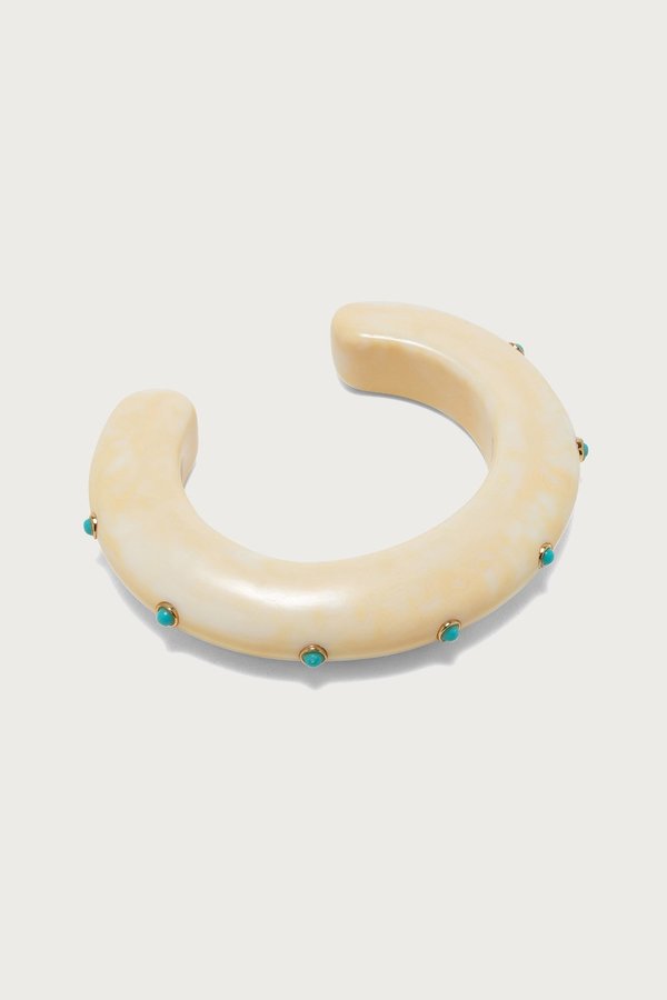 Lizzie Fortunato Ridge Cuff - Dotted Cream Lizzie Fortunato Ridge Cuff - Dotted Cream