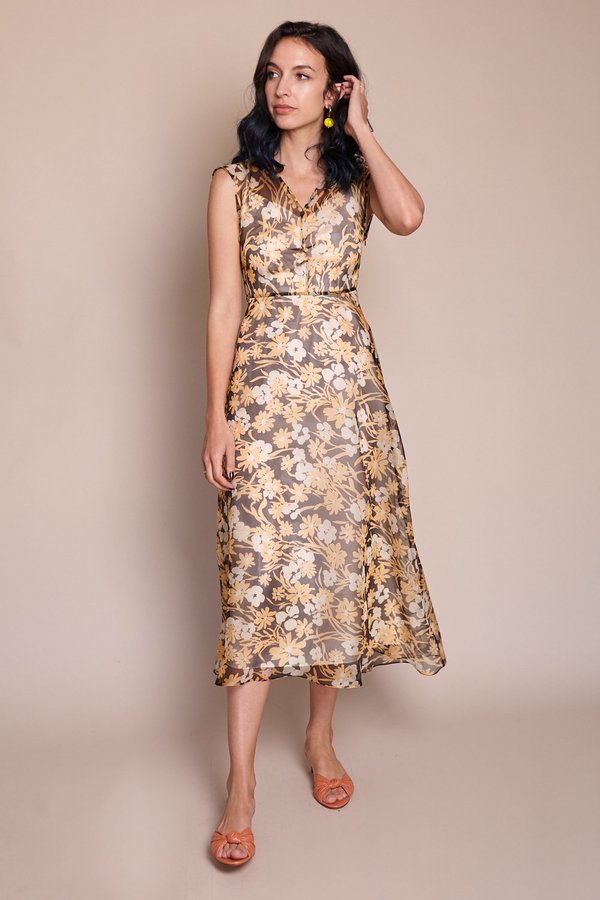 No.6 Teddi Dress - Black Meadow on Garmentory