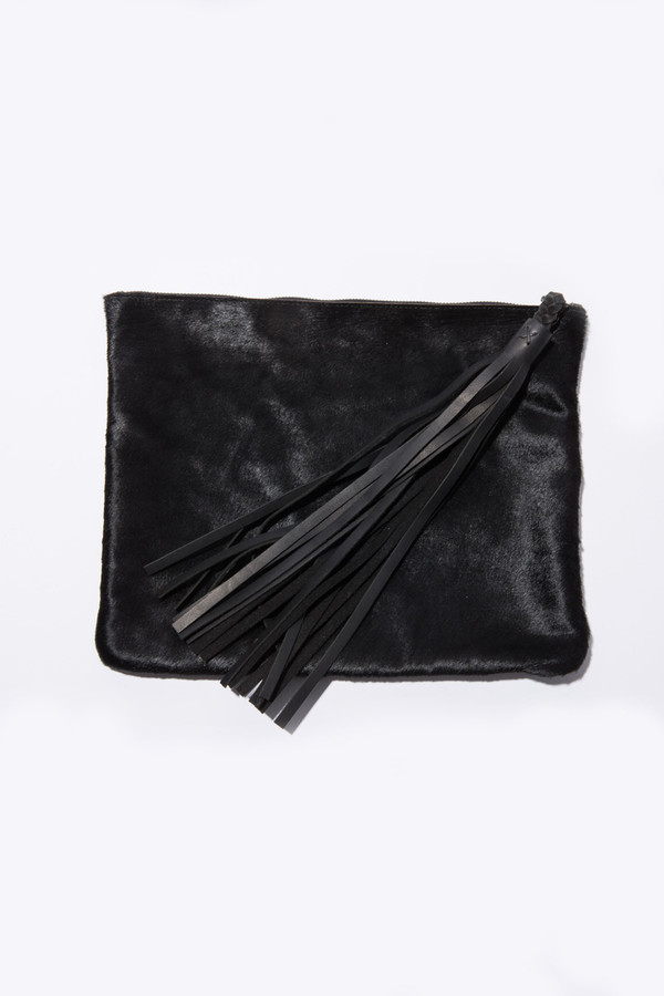Moses Nadel Two Sided Tassel Pouch Moses Nadel Two Sided Tassel Pouch