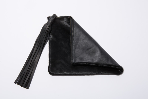 Moses Nadel Two Sided Tassel Pouch Moses Nadel Two Sided Tassel Pouch