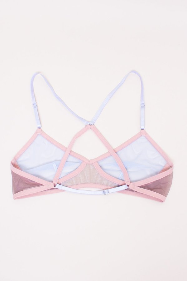 Only Hearts Whisper Colorblock Wireless Bra - Powder Room Only Hearts Whisper Colorblock Wireless Bra - Powder Room