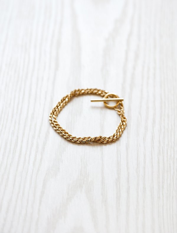All Blues Rope Bracelet - Gold All Blues Rope Bracelet - Gold