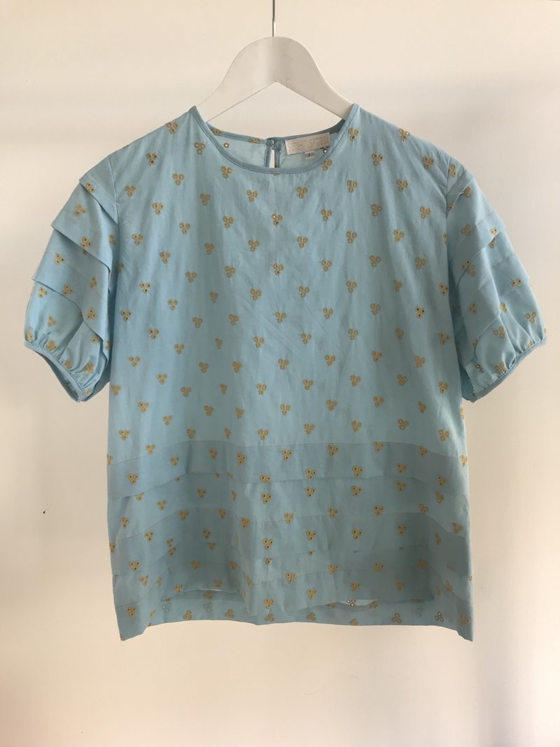 BEFORE MARCH Bonnie pleat top - ivory