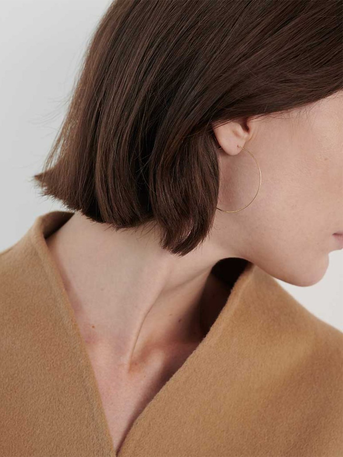 Kathleen Whitaker Medium Hoops - 14k Gold - Image 1 of 2