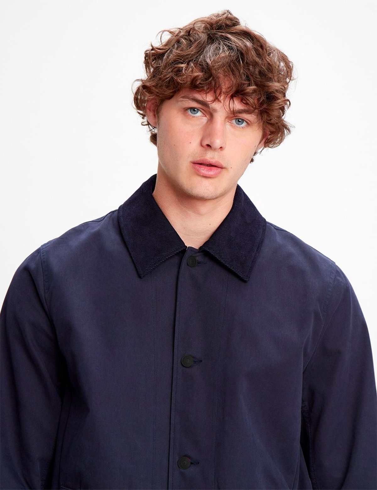 Levi's Long Utility Coat Nightwatch Blue Garmentory