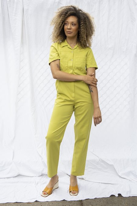 Paloma Wool Ada Jumpsuit - Green Olive 