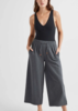 Richer Poorer Terry Wide Leg Pant - Charcoal - Thumbnail 2