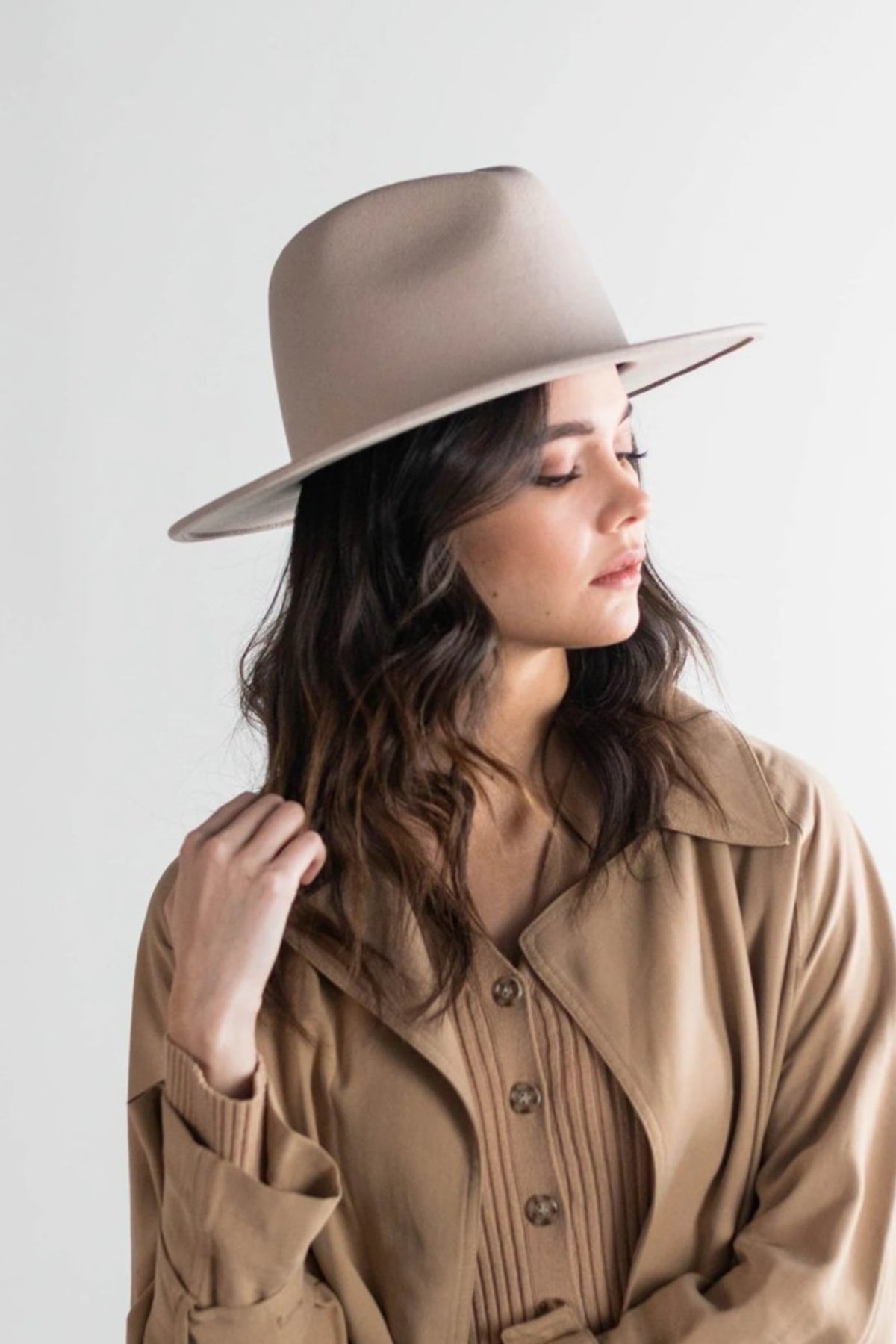 Gigi Pip Wes Fedora Hat - Ivory | Garmentory
