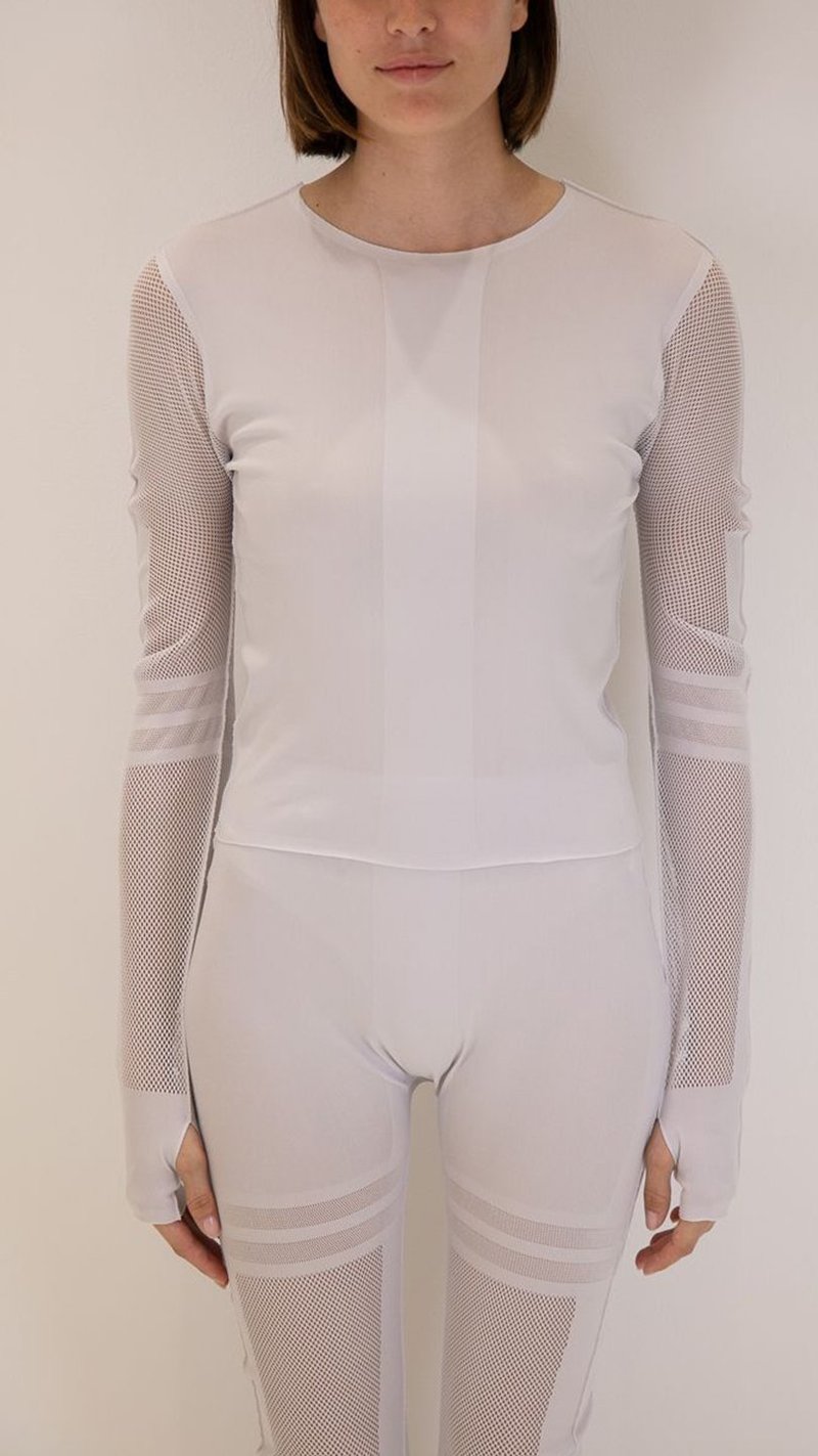 PLEATS PLEASE ISSEY MIYAKE 長袖トップス A-POC Issey Miyake Pleats Please A-Poc Long Sleeve with Mesh