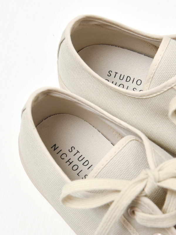 Studio Nicholson X MOONSTAR VULCANISED SOLE CNAVAS DOVE
