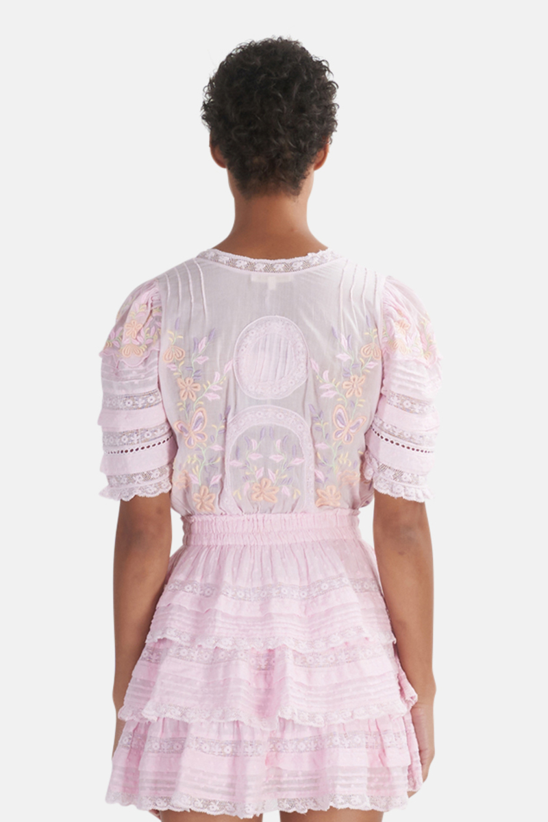 loveshackfancy quincy dress pink LoveShackFancy Quincy Dress