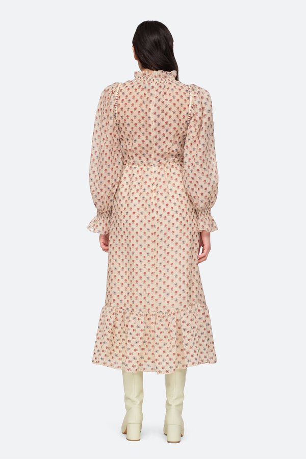 knee length dresses for ladies Alexis Midi Dress, in Rose Gold Luxe Satin, Size: Small | Show Me Your Mumu