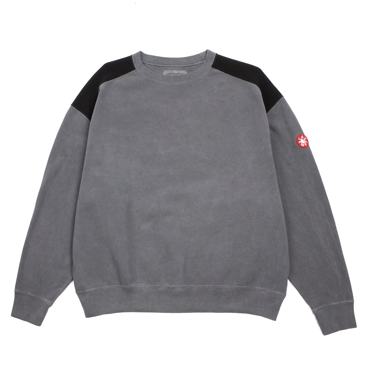 Cav Empt Panel Shoulder Light Crew Neck - Charcoal | Garmentory