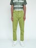Magill Garment Dyed Pleated Chino - Olive - Thumbnail 1