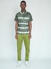 Magill Garment Dyed Pleated Chino - Olive - Thumbnail 2
