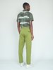 Magill Garment Dyed Pleated Chino - Olive - Thumbnail 4