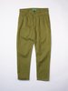 Magill Garment Dyed Pleated Chino - Olive - Thumbnail 7