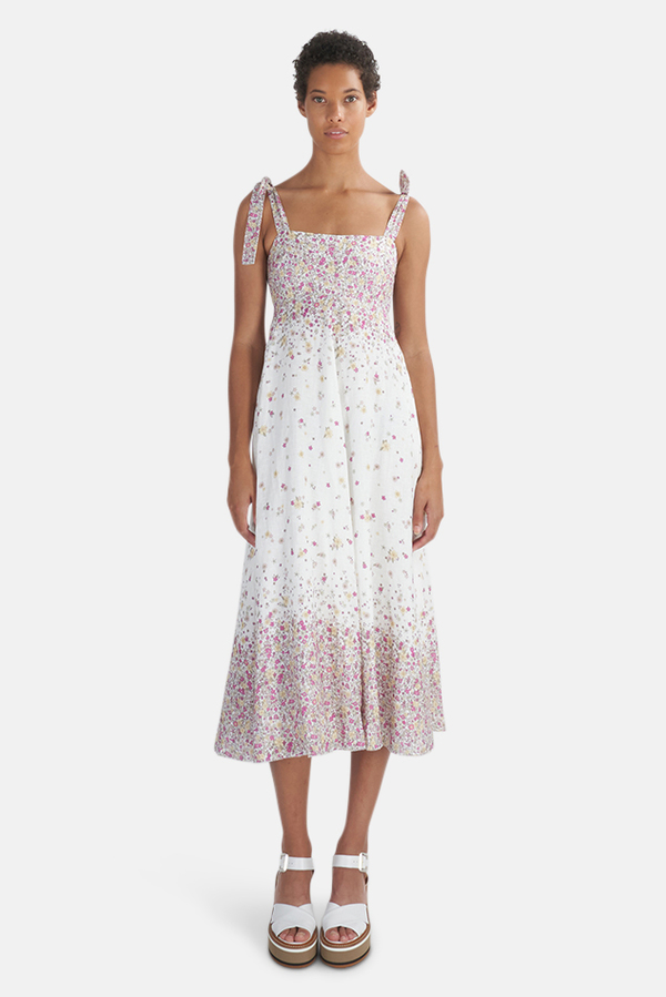 zimmermann tie shoulder dress