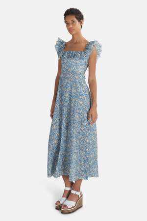 Zimmermann Carnaby Ruffle Neck Dress 