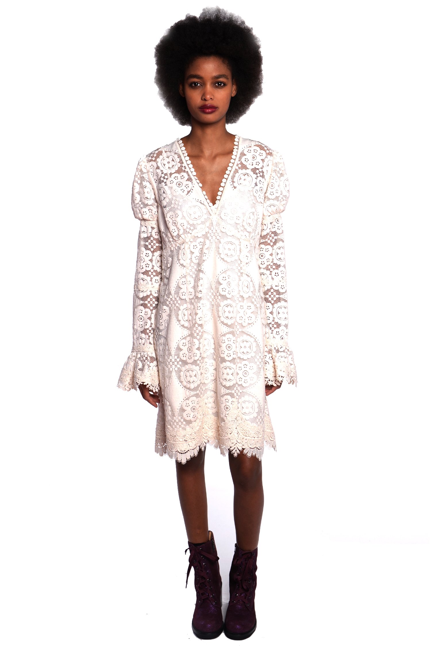 anna sui lace dress