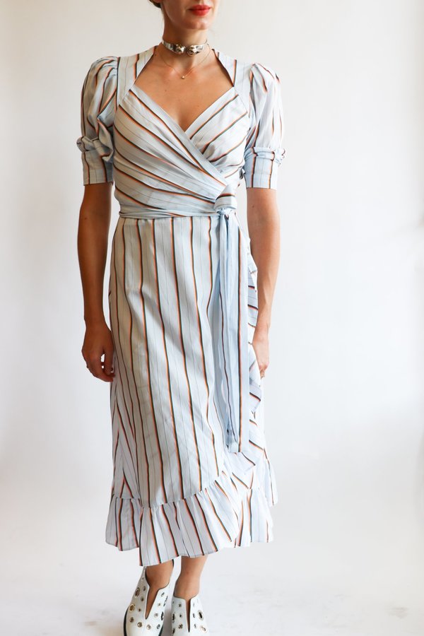 blue dress for baby girl New Anthropologie / BHLDN Blue Halter Maxi 