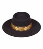 unisex Lack of Color The Lolita Hat - Black - Thumbnail 1
