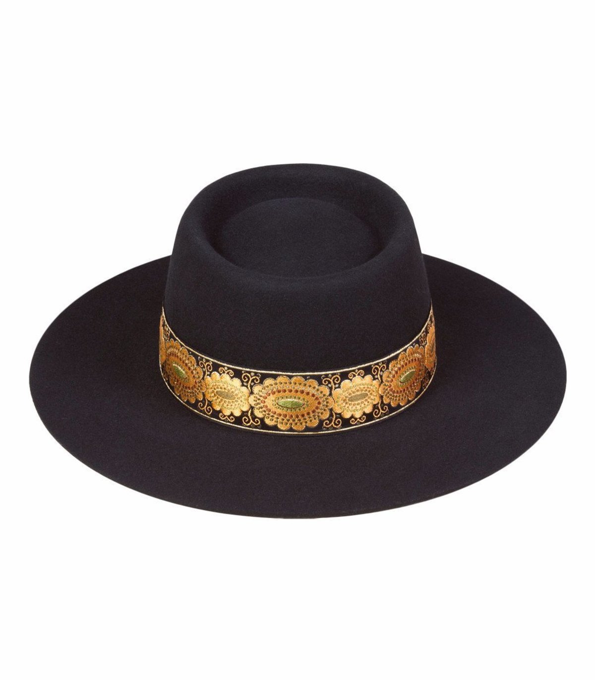 unisex Lack of Color The Lolita Hat - Black - Image 1 of 5