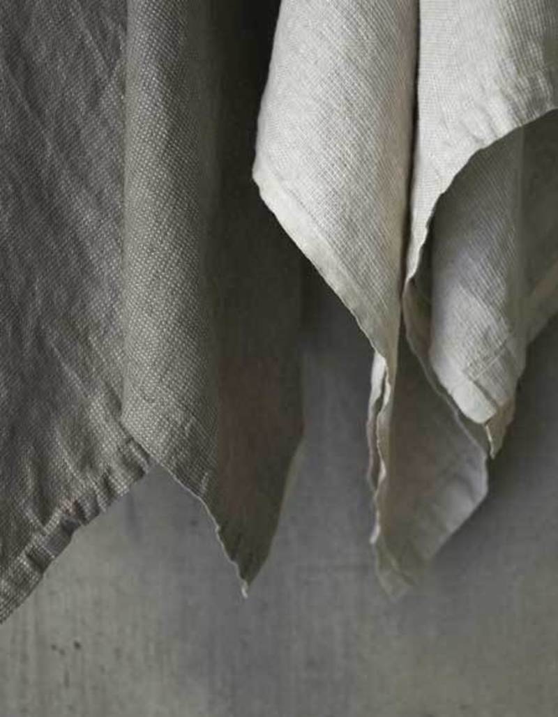 Fog Linen Work Waffle Linen Throw - Thumbnail 4