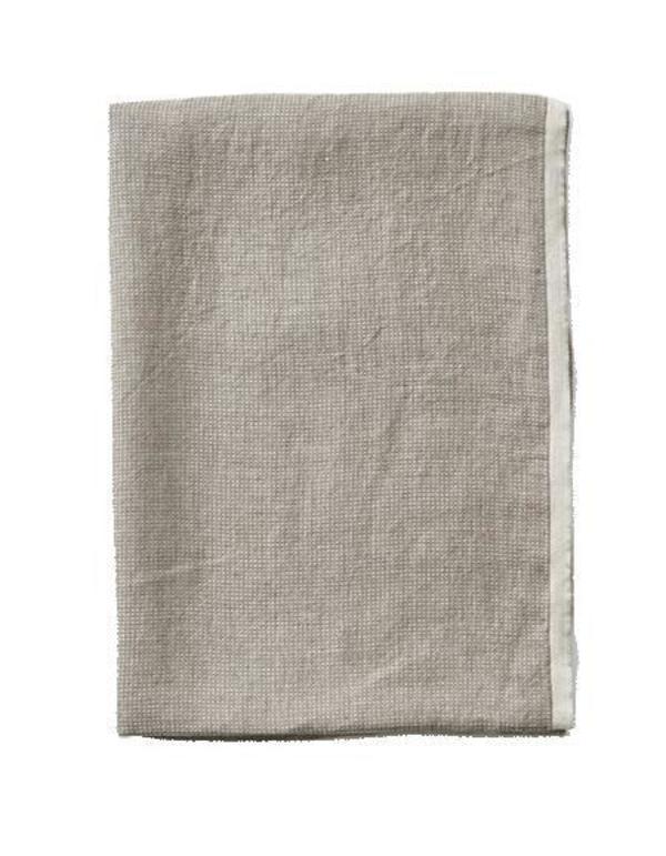 Fog Linen Work Waffle Linen Throw - Thumbnail 3