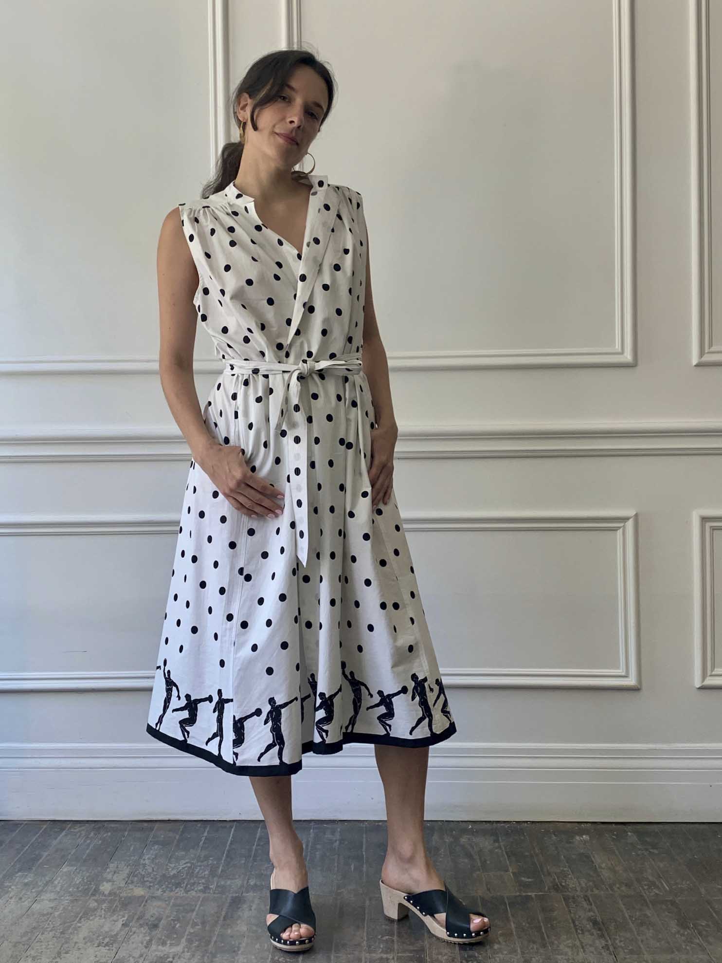 calf length wrap dress