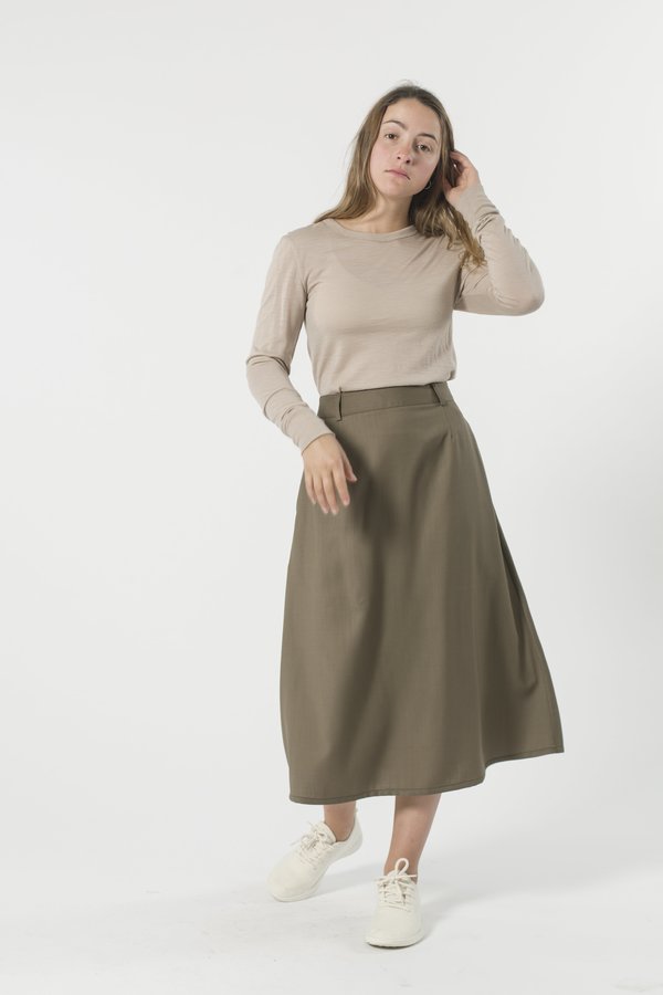 GOOD STUDIOS AUSTRALIAN WOOL GALLERY SKIRT GOOD STUDIOS AUSTRALIAN WOOL GALLERY SKIRT