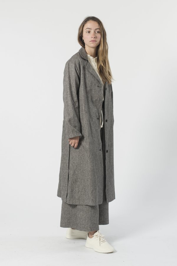 GOOD STUDIOS HEMP WOVEN DUSTER TRENCH GOOD STUDIOS HEMP WOVEN DUSTER TRENCH
