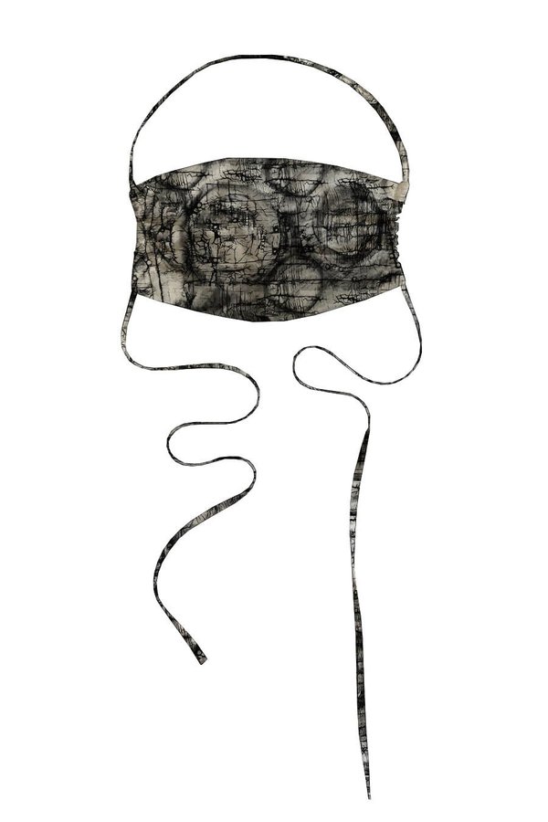 KES Sustainable Washable Face Mask Pack - Black Handkerchief Print (3 in 1 Pack) KES Sustainable Washable Face Mask Pack - Black Handkerchief Print (3 in 1 Pack)