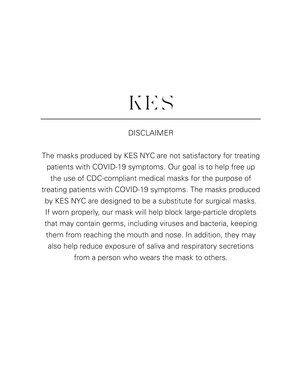 KES Sustainable Silk Washable Face Mask Pack - Natural KES Sustainable Silk Washable Face Mask Pack - Natural