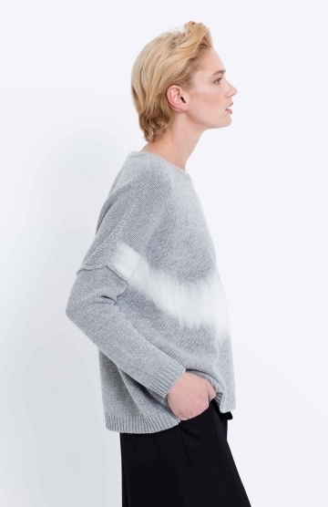 Elk Grey Felted Sweater Elk Grey Felted Sweater