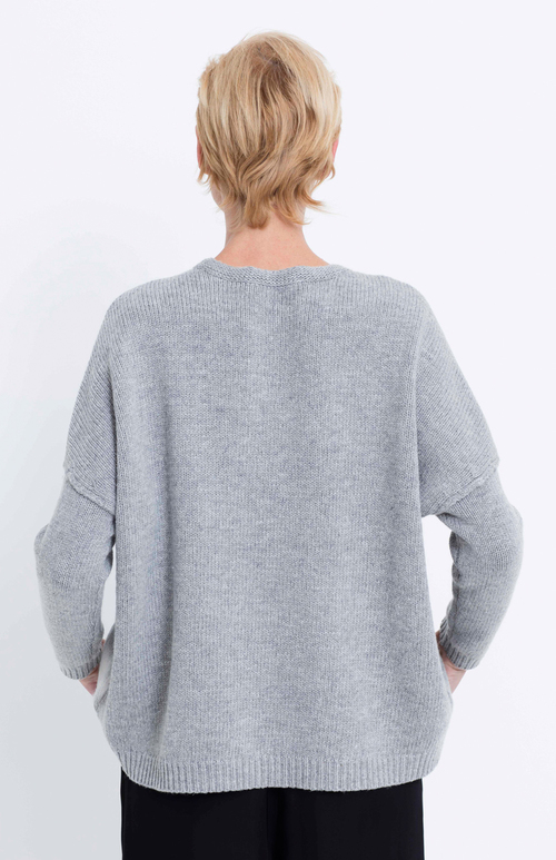Elk Grey Felted Sweater Elk Grey Felted Sweater