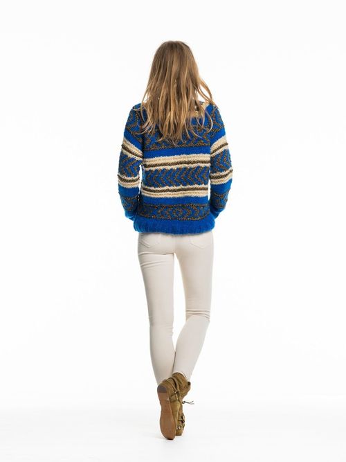 Maison Scotch Lurex Jacquard Pullover Maison Scotch Lurex Jacquard Pullover