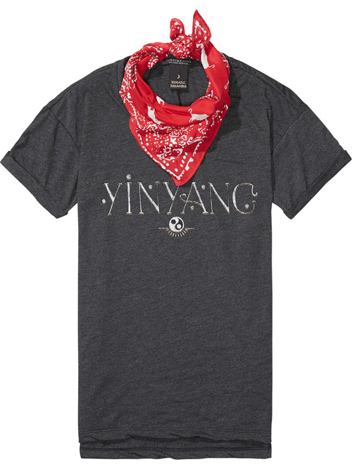 Maison Scotch Bandana T-Shirt Maison Scotch Bandana T-Shirt