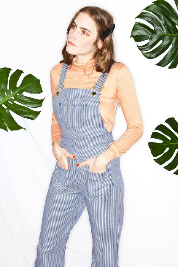 Lykke Wullf Anita Overalls Stretch Railroad Lykke Wullf Anita Overalls Stretch Railroad