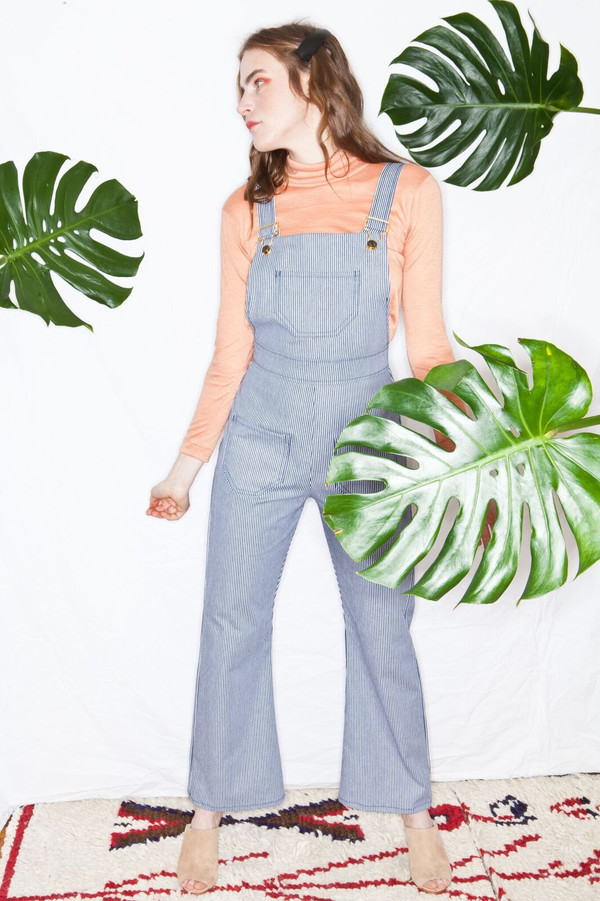 Lykke Wullf Anita Overalls Stretch Railroad Lykke Wullf Anita Overalls Stretch Railroad