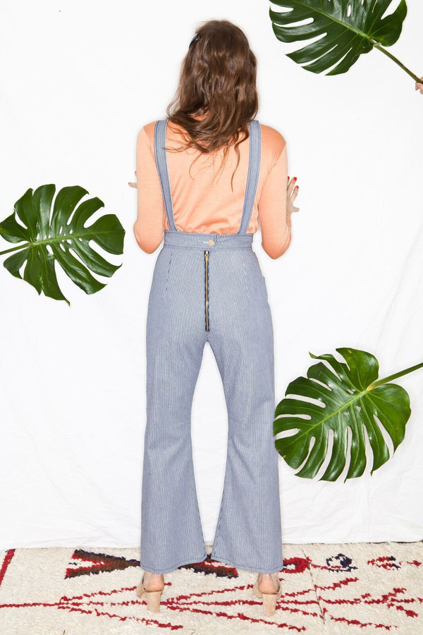 Lykke Wullf Anita Overalls Stretch Railroad Lykke Wullf Anita Overalls Stretch Railroad