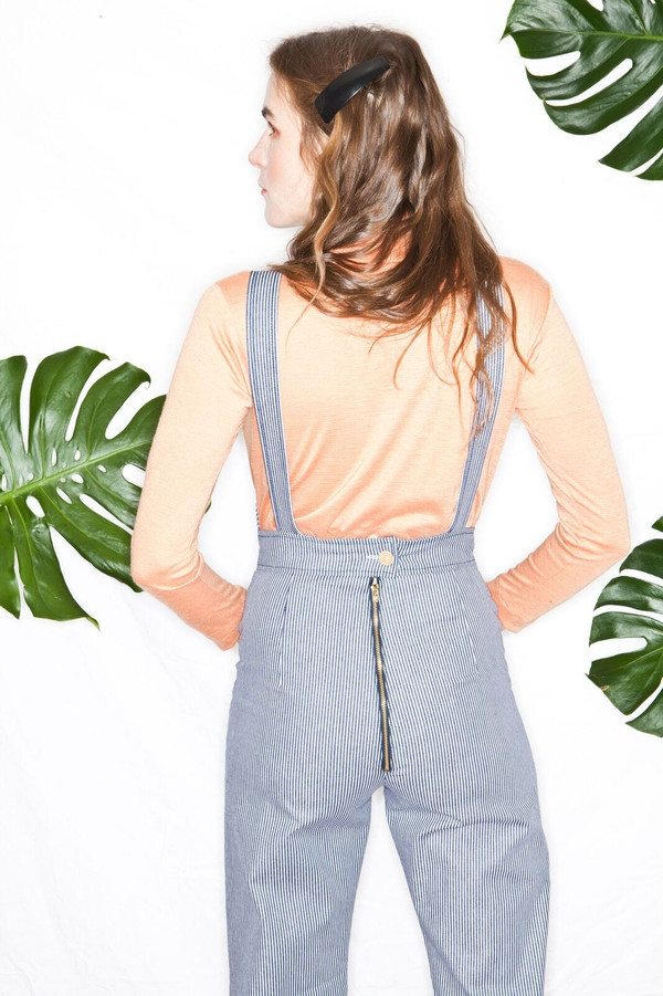 Lykke Wullf Anita Overalls Stretch Railroad Lykke Wullf Anita Overalls Stretch Railroad