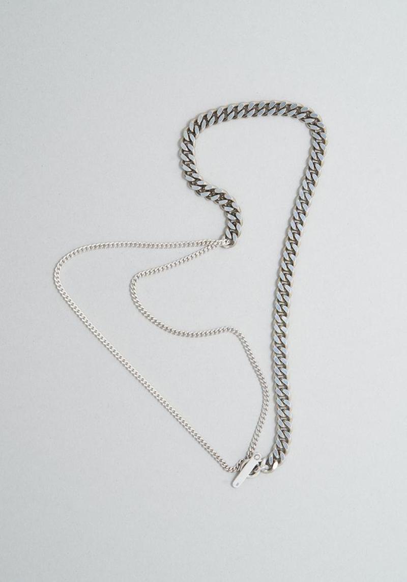 Saskia Diez Grand Mixed Chain Choker - Sterling Silver | Garmentory
